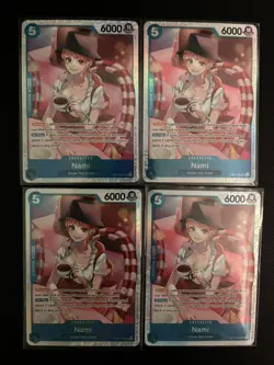 4x One Piece OP11-054 SR Nami - English - Foil - Playset - TCG - NM/M - Image 1