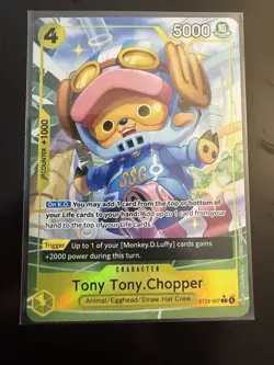 Tony Tony Chopper ST29-007 Parallel Starter Deck Promo One Piece Card English - Image 1