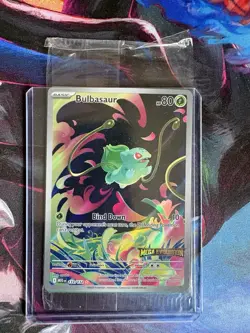 Bulbasaur 133/132 Illustration Rare Mega Evolution Promo Sealed Pokemon Card TCG - Image 1