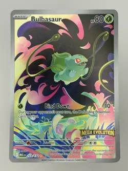 Bulbasaur - (Mega Evolution Stamped) 133/132 Miscellaneous Cards & Products Holo - Image 1
