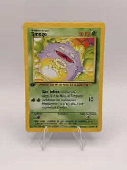 Pokemon Smogo Base Set 51/102 Regular Basic French 50 HP 1999 Card - Image 1