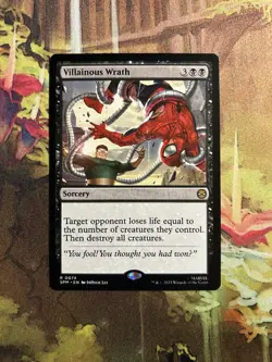 MTG Villainous Wrath Spider-Man NM - Image 1