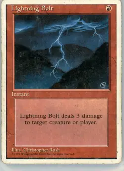 Lightning Bolt - Fourth Edition - 226 - Normal HP - Image 1
