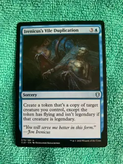 Irenicus's Vile Duplication #78 (NM) Commander Legends Battle for Baldurs Gate - Image 1