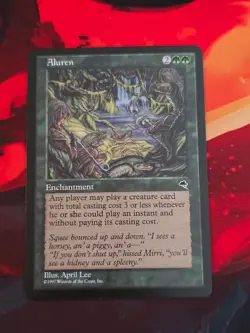 MTG Sticker CEDH Aluren Green Enchantment - Image 1