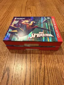 x2 - Magic The Gathering - Spiderman Collector OMEGA Booster Pack - Sealed - Image 2