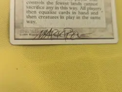 MTG Balance autograph Mark Poole 4th Edition signed Magic Gathering - Image 3