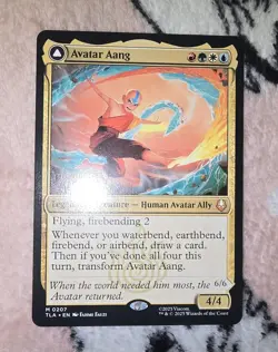 MTG - TLA - Avatar Aang / Aang, Master of Elements #207 - Regular Near Mint - Image 1