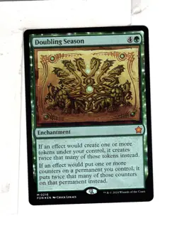 MTG SkeenAB Doubling Season FOIL from FDN. NM. - Image 1