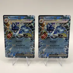 Gyarados ex Tera Pokemon TCG Scarlet and Violet 45/198 Double Rare - Near Mint - Image 1