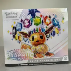 *HAS RIP* Pokemon TCG S&V Prismatic Evolutions ETB Elite Trainer Box *READ* - Image 3