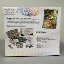 *HAS RIP* Pokemon TCG S&V Prismatic Evolutions ETB Elite Trainer Box *READ* - Image 4