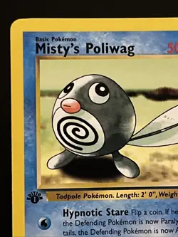 Pokemon TCG: Gym Heroes - Misty's Poliwag - 1st Edition - LP - Image 3