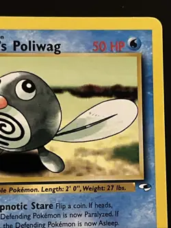 Pokemon TCG: Gym Heroes - Misty's Poliwag - 1st Edition - LP - Image 4