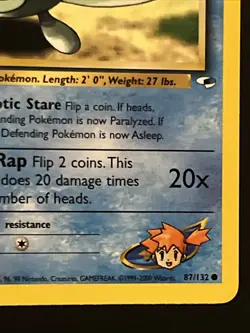 Pokemon TCG: Gym Heroes - Misty's Poliwag - 1st Edition - LP - Image 5