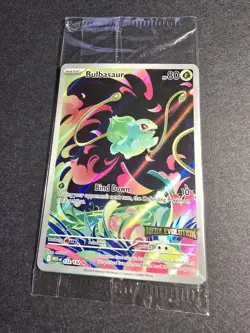 Pokemon TCG Bulbasaur 133/132 Mega Evolution SEALED Stamped Promo - Image 2