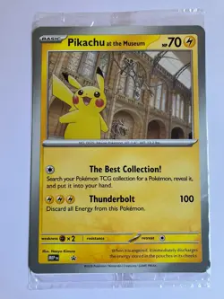 Pokemon Pikachu At The Museum Natural History Museum Jumbo Promo - Sealed - Image 1