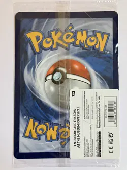 Pokemon Pikachu At The Museum Natural History Museum Jumbo Promo - Sealed - Image 2