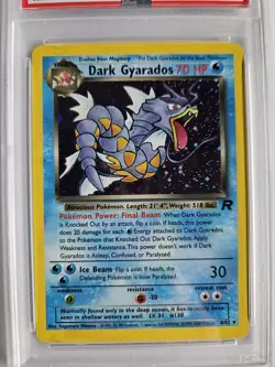 PSA 8 NM-MINT Dark Gyarados 8/82 Pokemon 2000 Team Rocket Unlimited Holo Rare - Image 4