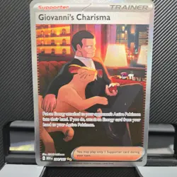 Giovanni's Charisma 204/165 Special Illustration Rare 151 Pokemon MINT - Image 1