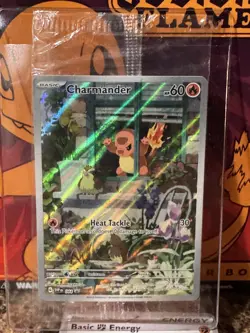 Pokemon Obsidian Flames ETB Charmander Promo 9 Booster Packs All Contents - Image 1