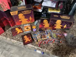 Pokemon Obsidian Flames ETB Charmander Promo 9 Booster Packs All Contents - Image 3