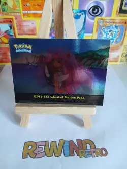 Topps Pokemon 1999 TV Animation EP19 The Ghost Of Maiden Peak Rainbow Holo - Image 1