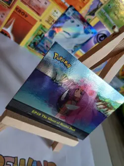 Topps Pokemon 1999 TV Animation EP19 The Ghost Of Maiden Peak Rainbow Holo - Image 2