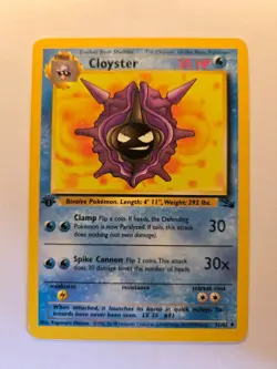Cloyster [1st Edition] #32 Pokemon Fossil HP - Image 1