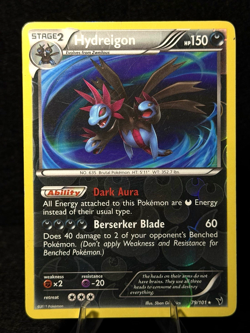 Pokemon TCG Hydreigon 79/101 Noble Victories Reverse Holo LP/MP - Image 1