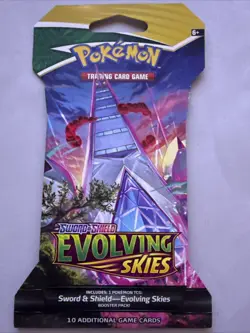Pokemon Evolving Skies Sleeved Booster Pack | Factory Sealed |Duraludon Pack Art - Image 1