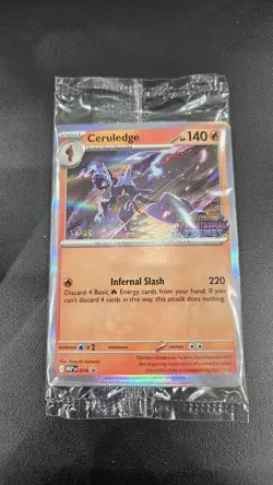 Pokemon - Set of Phantasmal Flames STAFF Prerelease Promos Sealed - Image 1