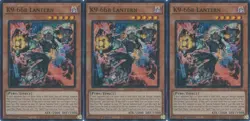 3x K9-66b Lantern | JUSH-EN033 | SR | 1st Ed | NM | YuGiOh - Image 1