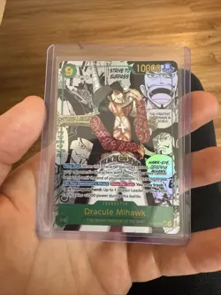 Dracule Mihawk OP14 119 SEC Manga (English) Pack Fresh One Piece TCG - Image 4