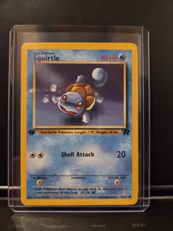 Squirtle 1st Edition Team Rocket 68/82 Vintage Pokemon Card WOTC TCG - Image 1