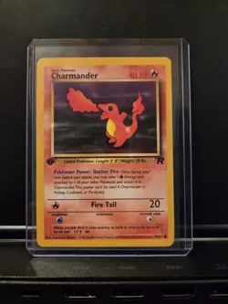 Charmander 1st Edition 50/82 Team Rocket Vintage Pokemon Card WOTC TCG - Image 1