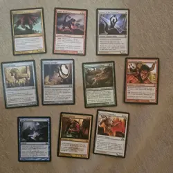 Magic The Gathering Mtg Rare Card Lot Theros, Gatecrash & Dragon's Maze, Glaring - Image 1