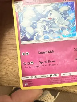 Alolan Ninetales SM128 Black Star Promo Holo 2018 Pokemon Card - Image 5