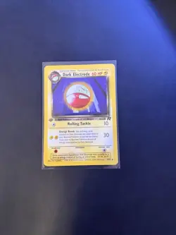 Pokemon Dark Electrode TCG 1st Edition Card 34/82 Team Rocket NM - Image 1