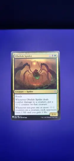 Obelisk Spider Card Magic The Gathering The List Reprints #141 Near Mint - Image 1