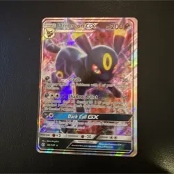 Pokemon Umbreon GX Holo Ultra Rare SM Base Set 80/149 Card 200 HP - Image 1