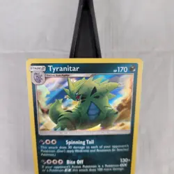 Pokemon TCG SM Team Up 85/181 Tyranitar Holographic Rare Card - Image 3