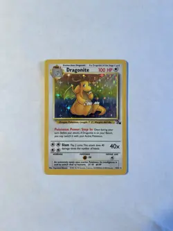 Pokemon TCG Dragonite & Dark Dragonite Team Rocket Fossil 1999 Cards WOTC - Image 3