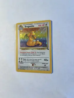 Pokemon TCG Dragonite & Dark Dragonite Team Rocket Fossil 1999 Cards WOTC - Image 4