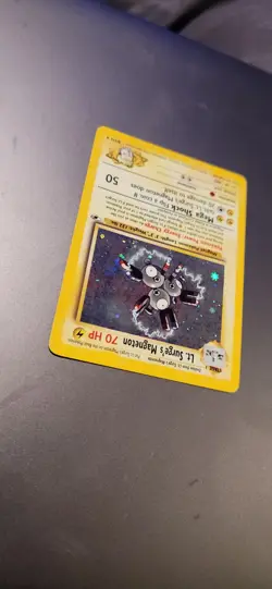 Lt. Surge's Magneton 8/132 Gym Heroes Holo Rare Pokemon Card - Image 5