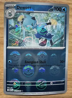 Dewott (Poke Ball Pattern) 022/086 Sv: White Flare | Pokemon Card | ENG | NM - Image 1