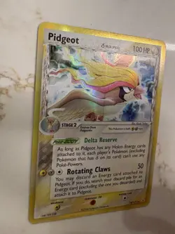 Pokemon TCG Pidgeot 14/110 Delta Species Holon Phantoms Holo Rare Card - Image 3