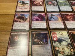 Red MTG Cards Lot Rare, Foil, Land, And More Magic The Gathering Cards - Image 3