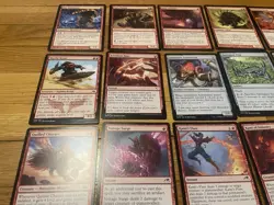 Red MTG Cards Lot Rare, Foil, Land, And More Magic The Gathering Cards - Image 4
