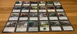 Green MTG Cards Lot Foil, Rare, Land, And More Magic The Gathering Cards - Image 1
